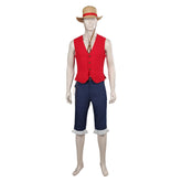 Kinder Jungen Serie One Piece Luffy Kostüm Cosplay Halloween Karneval Outfits
